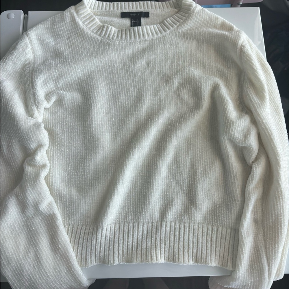 Women’s White Forever 21 Sweater